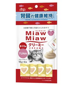 Aixia Miaw Miaw Creamy-Kidney Maintenance Treats for Cats 15g (4pcs)