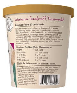 NaturVet Arthrisooth-GOLD Level 3 for Dog 70ct