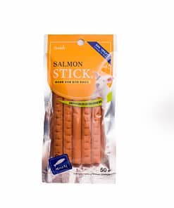 BOW WOW Salmon Stick Dog Treats 50g