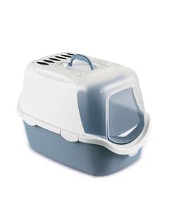 Stefanplast Cathy Easy Clean Cat Litter Box Steel Blue