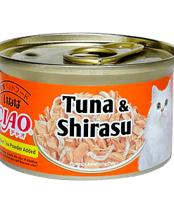 CIAO White Meat Tuna with Shirasu in Jelly Food for Cats 85g