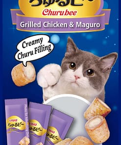 CIAO Churu Bee Grilled Chicken & Maguro Food for Cats 10g (4pcs)