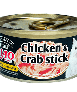 CIAO Chicken Fillet and Crab stick in Jelly Food for Cats 85g