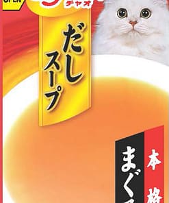 CIAO Dashi Soup Line Pouch 4P Tuna Soup Wet Food for Cats 35g (4pcs)