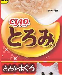 CIAO Toromi Line Pouch 4P Chicken Fillet Tuna & Scallop Flavor Wet Food for Cats 35g (4pcs)