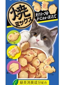 CIAO Soft Bits Mix-Tuna & Chicken Fillet with Dried Bonito, Seafood & Crab Flavor food for Cats 25g