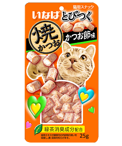 CIAO Soft Bits-Tuna and Chicken Fillet Dried Bonito Flavor food for Cats 25g