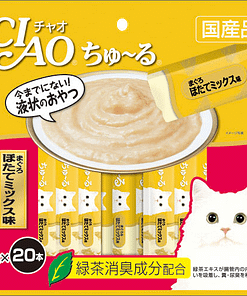 CIAO Chu-ru Tuna Scallop Mix food for Cats 14g (20pcs)