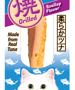 CIAO Grilled Tuna-Scallop Flavor Food for Cats 15g