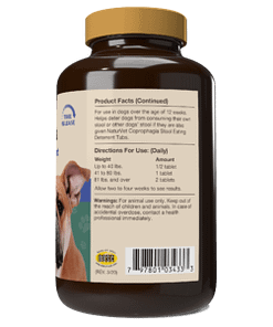 NaturVet Coprophagia Stool Eating Deterrent Chewable Tablets for Dog 60ct