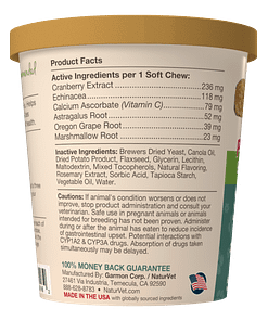 NaturVet Cranberry Relief Plus Echinacea for Dog 60ct