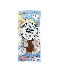 Cattyman Salmon sticks and Dice Cut Cat Treat  (2 Shapes)