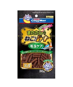 Cattyman Hairball Care Jerky with Bonito & Chicken Cat Treat 30g