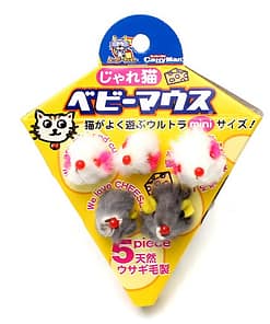 Cattyman Baby Mouse Cat Toy  ( 5 pieces)