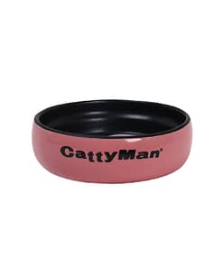Cattyman Easy Wash Round Bowl for Cat – Pink