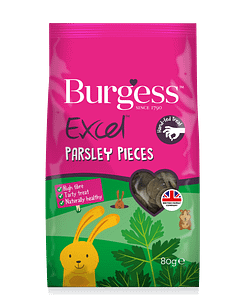 Burgess Excel Natural Snacks Parsley Pieces For Small Animals 80g