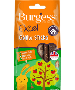 Burgess Excel Natural Snacks Gnaw Sticks For Small Animals 90g