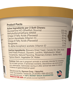 Naturvet Hip & Joint Plus Omegas for Cats 60ct
