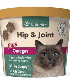 Naturvet Hip & Joint Plus Omegas for Cats 60ct