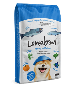 Loveabowl Herring and Salmon Dry Dog Food (4 Sizes)