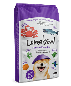 Loveabowl Salmon with Snow Crab Dry Dog Food (4 Sizes)