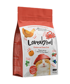 Loveabowl Chicken and Snow Crab Dry Cat Food (3 Sizes)