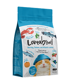 Loveabowl Herring, Salmon and Atlantic Lobster Dry Cat Food (3 Sizes)
