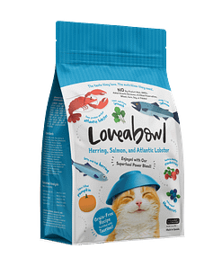 Loveabowl Herring, Salmon and Atlantic Lobster Dry Cat Food (3 Sizes)