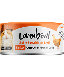 Loveabowl Chicken Snowflakes in Broth Wet Food for Cat 70g