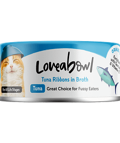 Loveabowl Tuna Ribbons in Broth Wet Food for Cat 70g