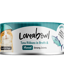 Loveabowl Tuna Ribbons in Broth with Mussel Wet Food for Cat 70g