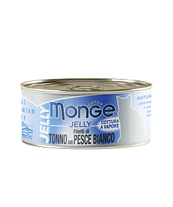 Monge Jelly Yellowfin Tuna With Seabream Wet Food for Cats 80g