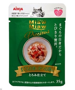 Aixia Miaw Miaw Precious-Tuna with Dried Skipjack Wet Food for Cats 35g