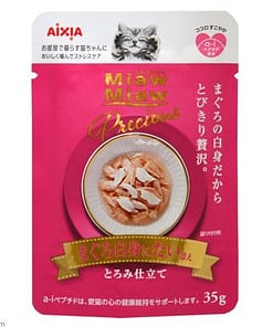 Aixia Miaw Miaw Precious-Tuna with Red Snapper Wet Food for Cats 35g