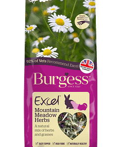 Burgess Excel Natural Snacks Mountain Meadow Herbs For Small Animals 120g