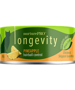 Nurture Pro Longevity Chicken & Skipjack Tuna White Meat with Pineapple Wet Cat Food 80g