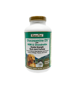 NaturVet Glucosamine Double Strength with MSM & Chondroitin 120 ct