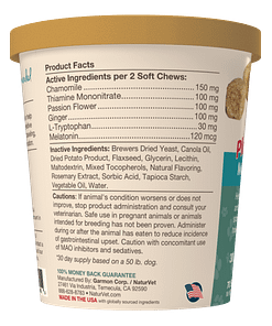 NaturVet Quiet Moments Calming Aid Plus Melatonin For Dog 70ct