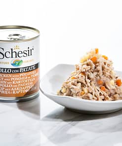 Schesir Dog Can in Chicken with Potatoes Wet Dog Food 285g