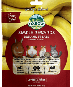 Oxbow Simple Rewards Banana Treats for Small Animals