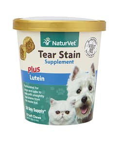 NaturVet Tear Stain Supplement Plus Lutein For Dog & Cat 70ct