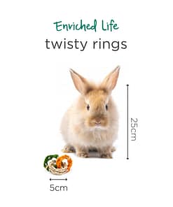 Oxbow Enriched Life - Twisty Rings Toy for Small Animals