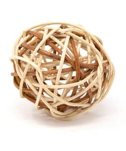 Oxbow Enriched Life - Deluxe Hay Wrap & Rattan Ball Basket for Small Animals
