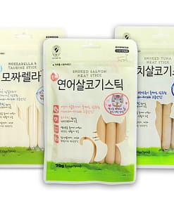 BOW WOW Smoked Salmon Meat Sticks Cat Treats 70g