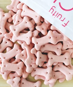 BOW WOW Strawberry Flavored Dog Biscuits 220g