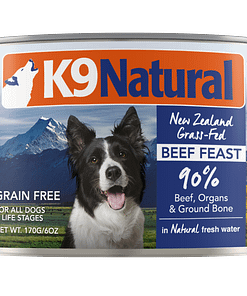 K9 Natural Beef Feast Canned food for Dogs (2 Sizes)