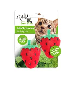 AFP Green Rush Bubble'Nip Strawberry for Cat