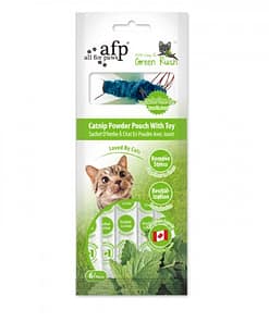 AFP Green Rush Catnip Powder Pouch with Toy