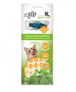 AFP Green Rush Silvervine Powder Pouch with Cat Toy