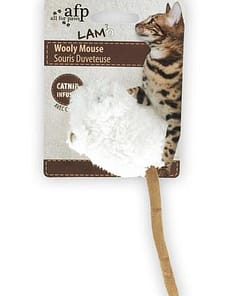 AFP Lambswool Wooly Mouse white